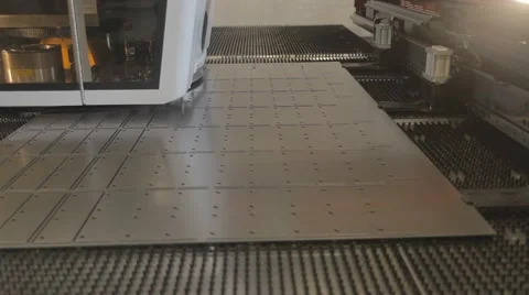 Metal processing at an industrial plant Stock Footage 64679895