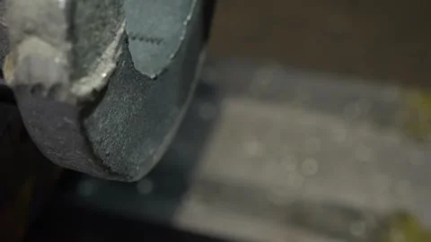 Metal processing industry. Metal shavings. Stock Footage 300759900