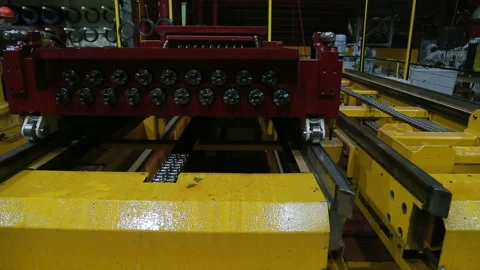 Metal processing machine factory Stock Footage 103404668