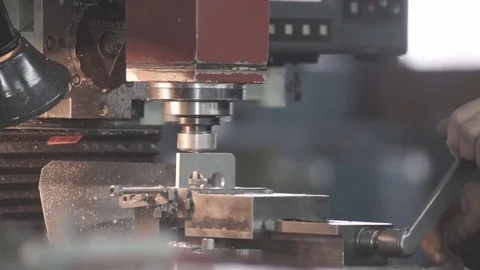 Metal Processing Machine Stock Footage 70476376
