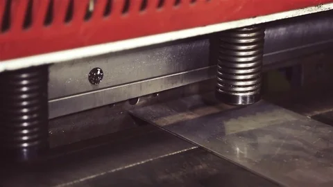Metal processing machine. Stock Footage 75260217