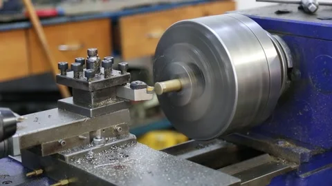 Metal Processing Machine in Operation Video stock 340107895