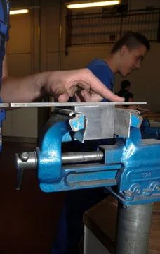  Metal processing when working with iron material Metal processing when wo... Stock Photos