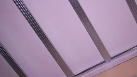 Metal profile for drywall Stock Footage 73254716