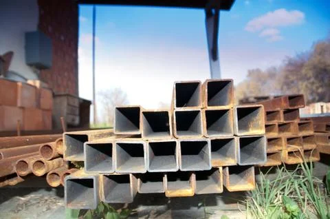 Metal profiles Stock Photos