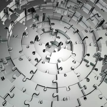 Metal puzzle background 스톡 일러스트