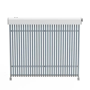 A metal radiator, 3d rendering Illustrazione stock