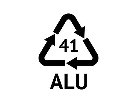 Metal Recycling codes. Stock Illustration