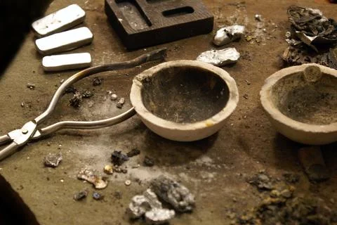 Metal Refining Area Stock Photos