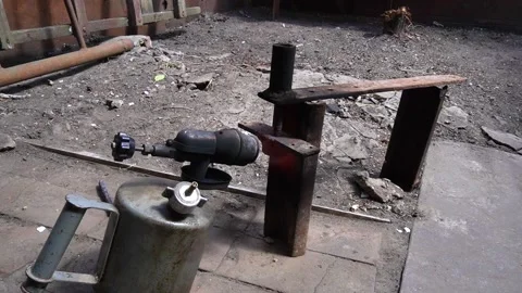 Metal restoration Stock Footage 193419043