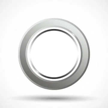 Metal ring isolated Stock Illustration