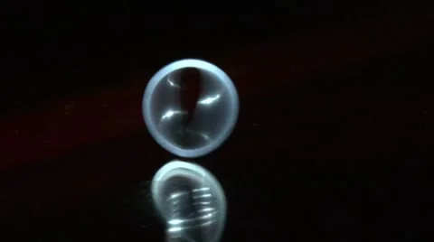 Metal Ring on table 動画素材 8829372