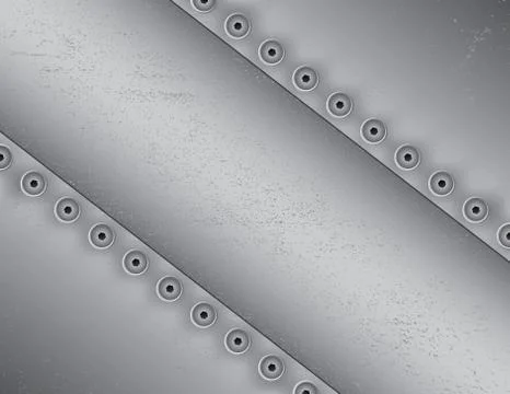 Metal riveted background Illustration