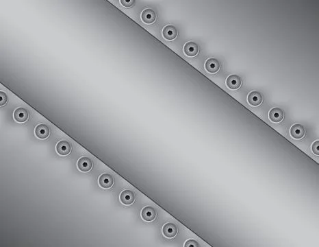 Metal riveted background Illustration