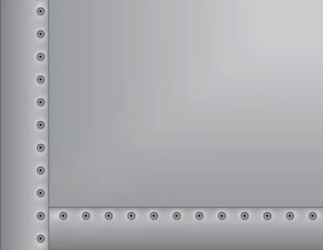 Metal riveted background Illustration