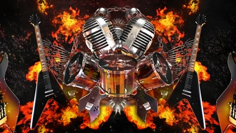 Metal Rock Background 1 Stock Footage 341557279