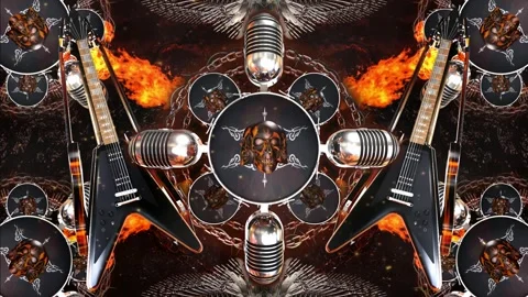 Metal Rock Background 2 Stock Footage 341557318