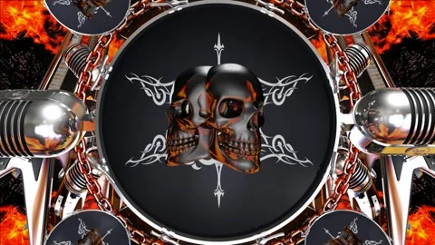 Metal Rock Background 3 Stock Footage 341557328