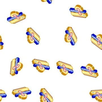 Metal rolling isometric icon vector isolated illustration 스톡 일러스트