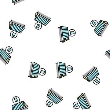 Metal roof vector seamless pattern イラスト素材