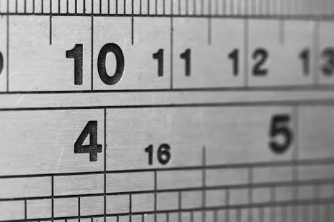 Metal Rule Foto stock