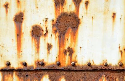 Metal rust Background, on old wall background, Met rust Texture. Stock Photos