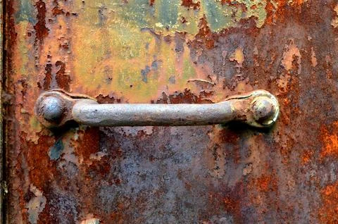 Metal rust Background on old wall background, Met rust Texture. Stock Photos