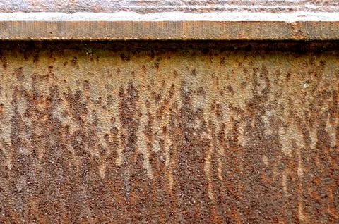 Metal rust Background, on old wall background. Stock Photos