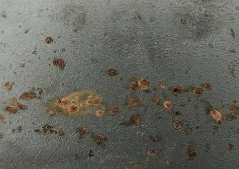 Metal with rust texture for the background Stock Photos