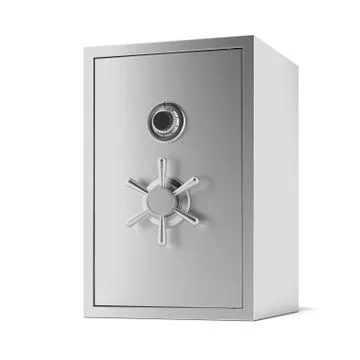 Metal safe Illustrazione stock