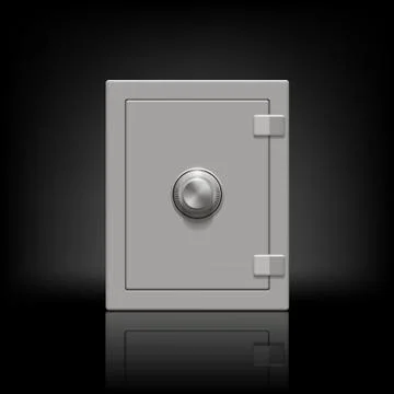 Metal safe Stock-Illustration