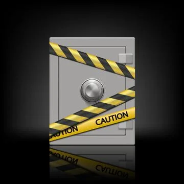 Metal safe Stock-Illustration