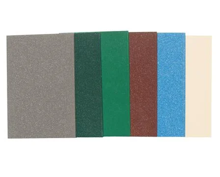 Metal samples isolated Stock Photos
