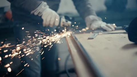 Metal saw Stock Footage 107090026