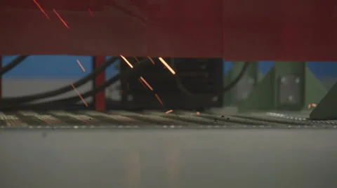 Metal sawing Stock Footage 63905900