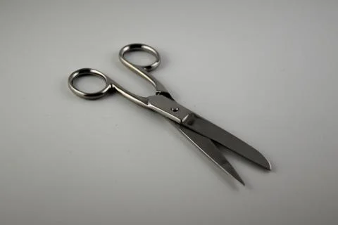 Metal scissors Stock Photos