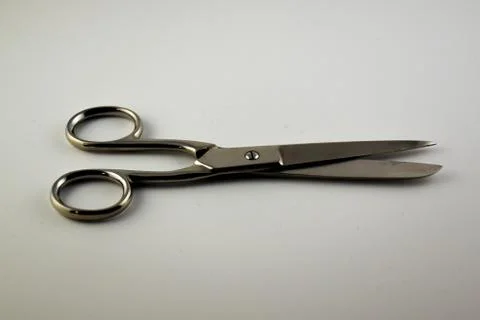 Metal scissors Stock Photos