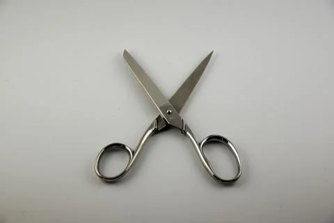 Metal scissors Stock Photos