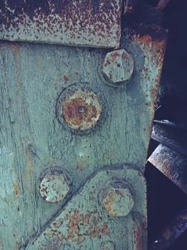 Metal scrap Stock-Fotos