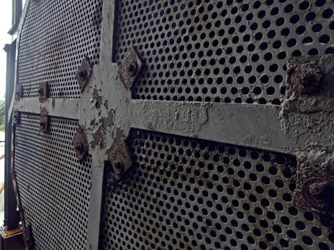Metal scrap 库存照片