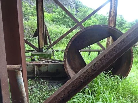 Metal scrap 库存照片