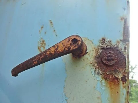 Metal scrap Foto stock