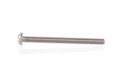 Metal screw isolate on white background Stock Photos