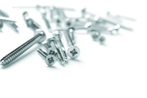 Metal screws Stock Photos