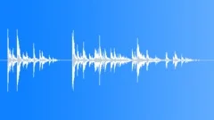 Metal screws spilling on glassSound Effect