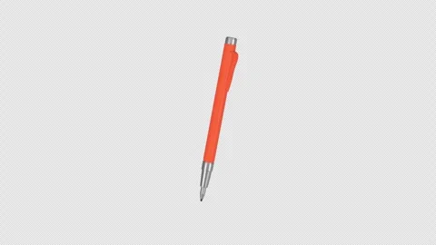 Metal Scriber Rotating on a Transparent Background. Seamless Loop. 4K Stock Footage 311706517