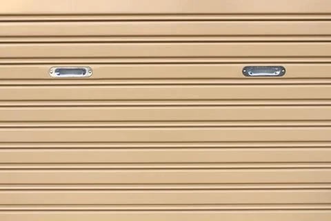 Metal security roller door background Stock Photos
