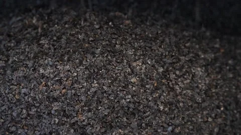 Metal Separation from E-Waste - Shredded Copper and Aluminium Slow Motion Stock Footage 330493881