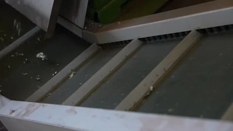 Metal Separation from E-Waste - Shredded Copper and Aluminium Slow Motion Stock Footage 330493891