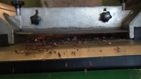 Metal Separation from E-Waste - Shredded Copper and Aluminium Slow Motion Stock-Footage 330493907